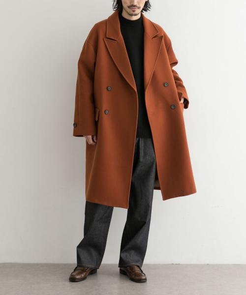 URBAN RESEARCH iD ピークドダブルオーバーコート