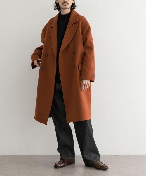 URBAN RESEARCH iD ピークドダブルオーバーコート