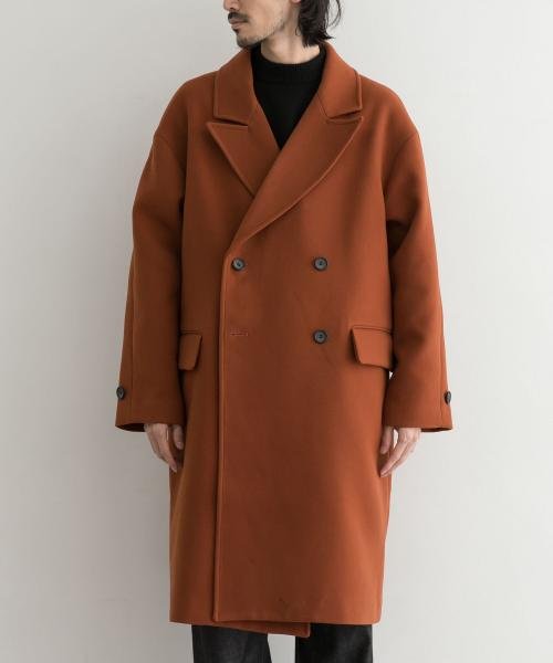 URBAN RESEARCH iD ピークドダブルオーバーコート