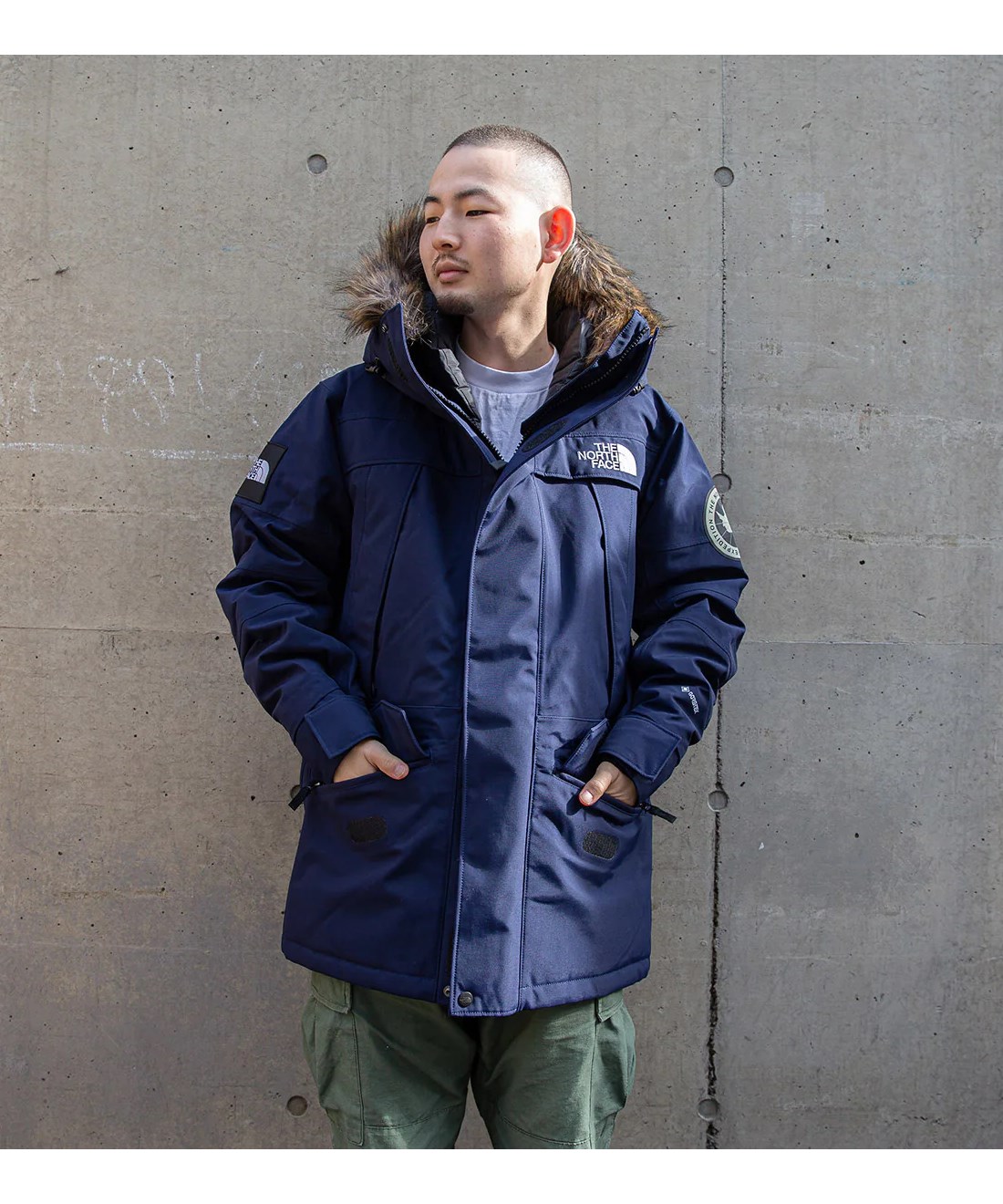 THE NORTH FACE ノースフェイス アンタークティカパーカー ブルー-