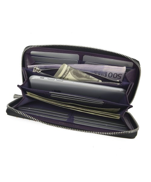 スタッズラウンドZIP WALLET