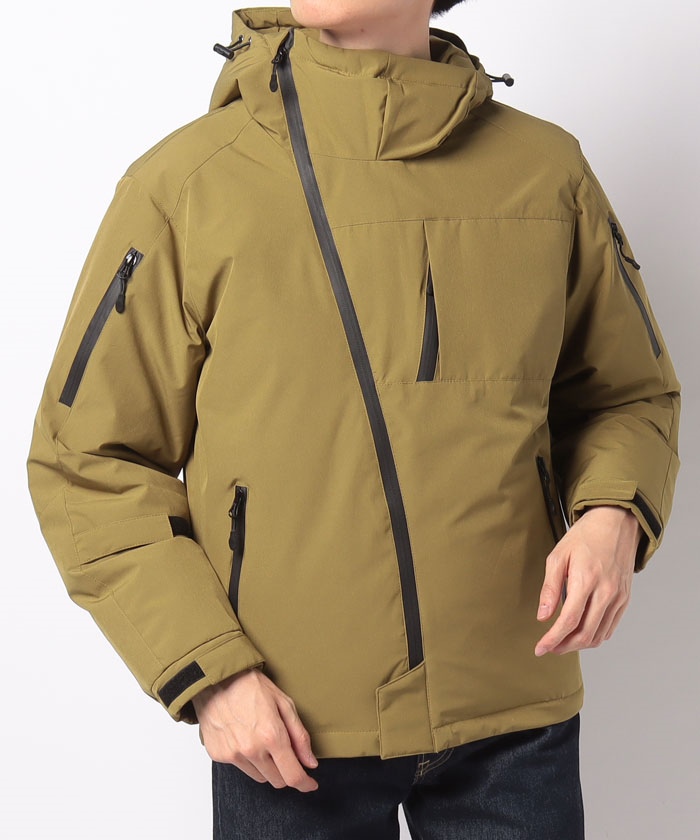 SUGGESTION ダウンジャケット ダウン Natural stretch switching