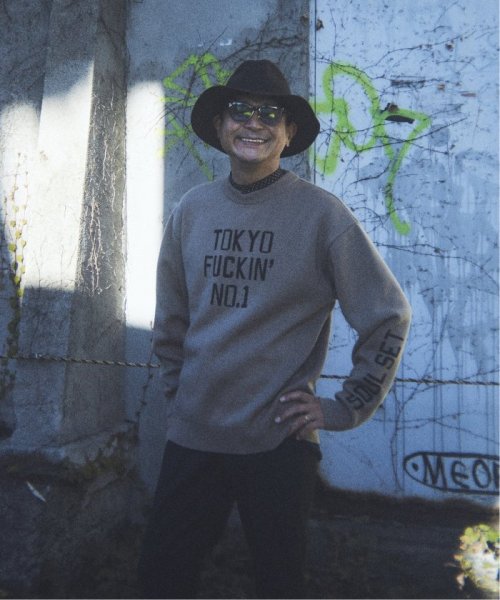 【TOKYO No.1 SOUL SET × EDIFICE】別注ジャカードニット