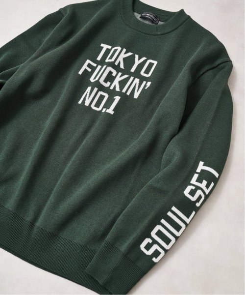 【TOKYO No.1 SOUL SET × EDIFICE】別注ジャカードニット