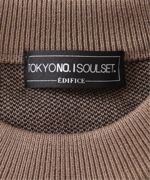 【TOKYO No.1 SOUL SET × EDIFICE】別注ジャカードニット