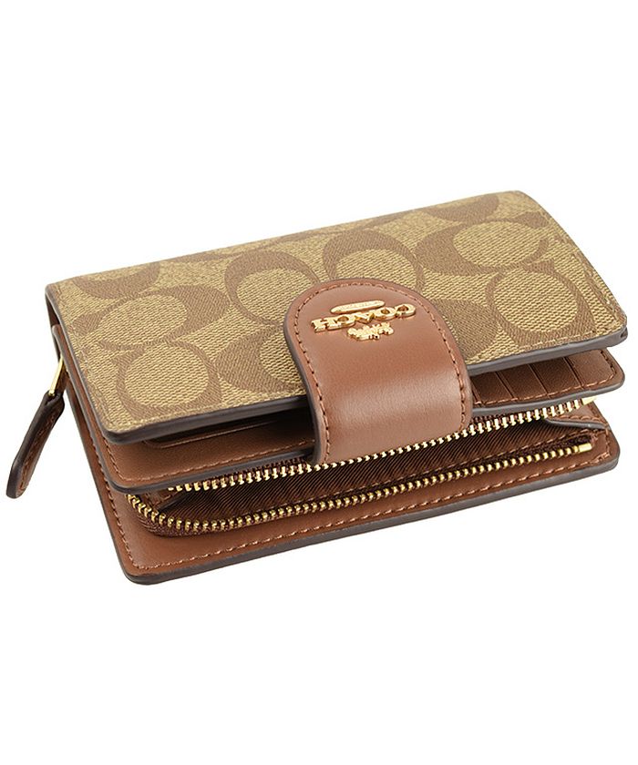 セール33%OFF】コーチ COACH 折財布 二つ折り シグネチャー セール33%OFF】コーチ COACH 折財布 二つ折り シグネチャー