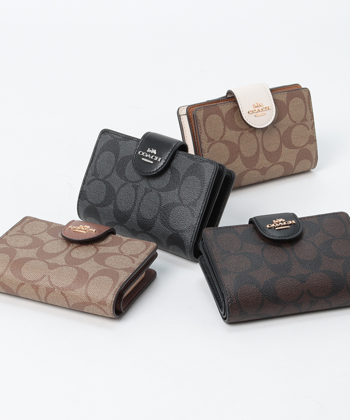 Coach(コーチ)】Coach コーチ 財布 二つ折り L字 c0082svdk6(503941359 ...