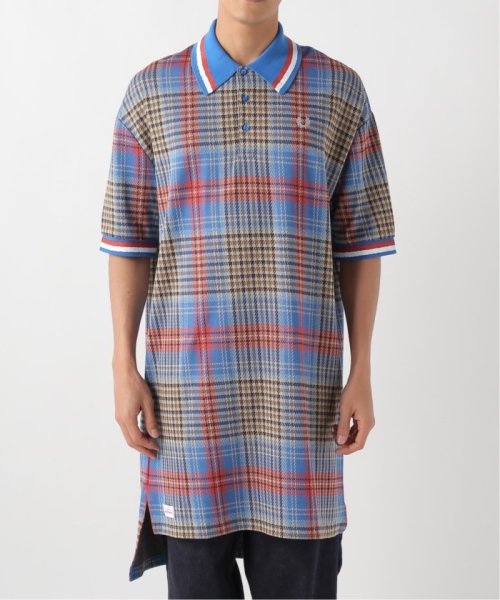 セール Fred Perry Cjl タータンチェックロング丈ポロシャツ ジャーナルスタンダード Journal Standard D Fashion