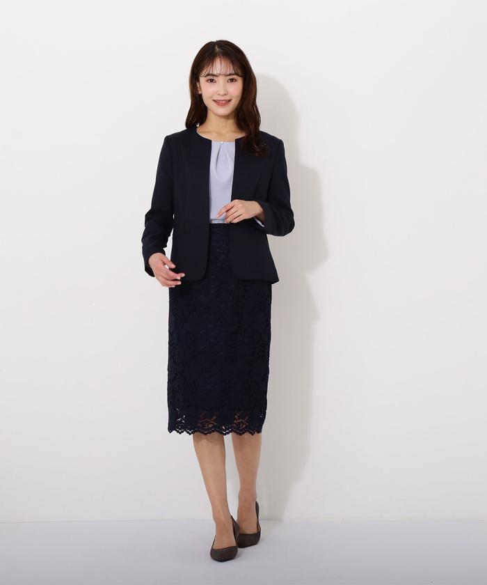 セール 50%OFF】[洗える]フローラツイルSETUP ジャケット