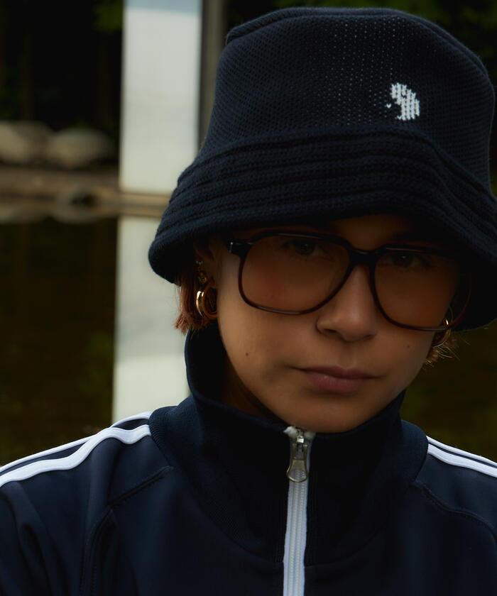 韓国発【BLACKUP】バーンシングストリングウェロンフードパッド Wu Xing/ウーシン】KNIT HAT －Yin Yang－(504429870) | GLOSTER