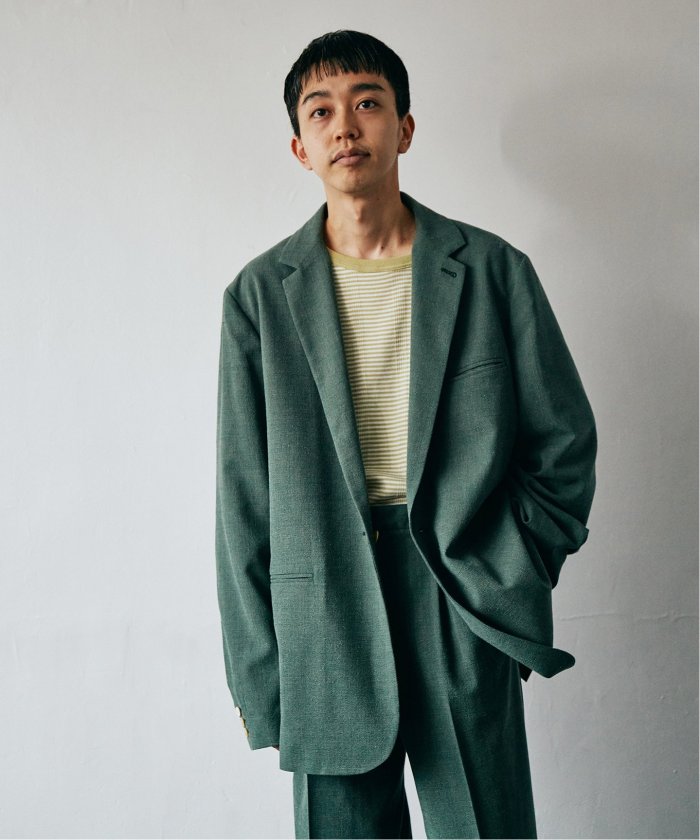 seya. / セヤ】別注 Dry wool silk Big Jacket - テーラードジャケット