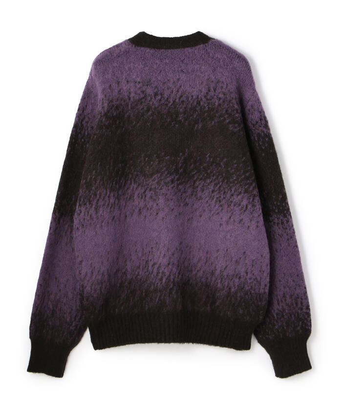Schott N.Y.C SCHOTT ショット モヘア ボーダー カーディガン