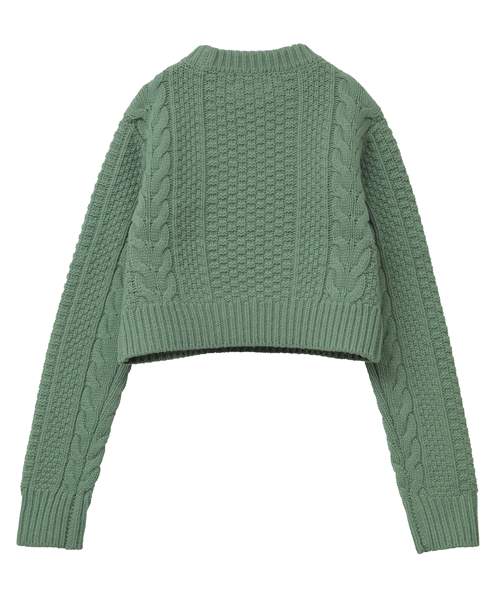 セール】TINY CABLE KNIT TOPS(504439050) | クラネ(CLANE) - d fashion
