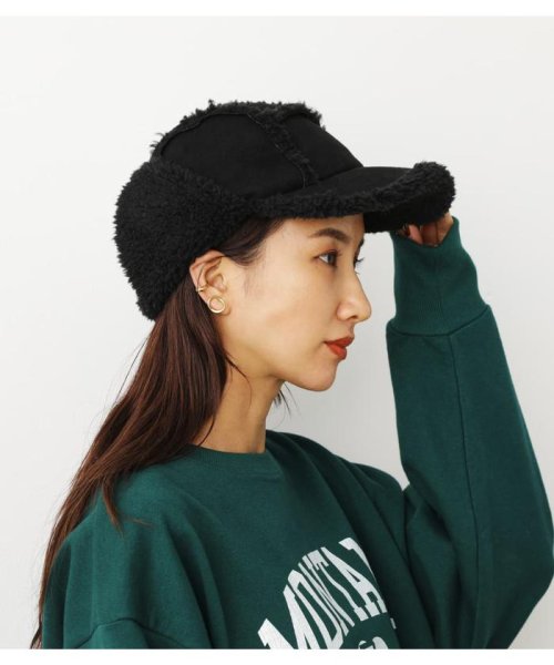 セール】FAUXムートンフライトキャップ(504439700) | ロデオクラウンズワイドボウル(RODEO CROWNS WIDE BOWL) - d fashion セール】FAUXムートンフライトキャップ(504439700) | ロデオクラウンズワイドボウル(RODEO CROWNS WIDE BOWL) - d fashion
