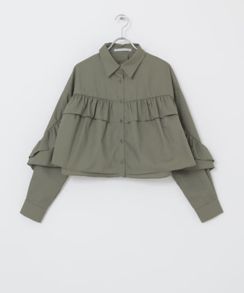 セール 30%OFF】ラッフルフリルシャツ(504440879