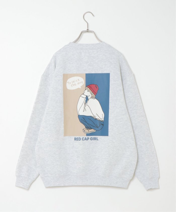 WEB限定】【セットアップ可能】RED CAP GIRL裏起毛スウェット