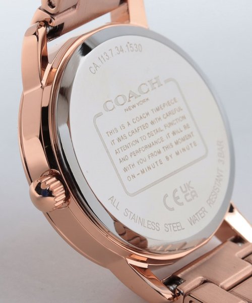 セール58 Off Coach コーチ Grand グランド レディース クォーツ ピンクゴールド ピンク 28ｍｍ ステンレス 生活防水 コーチ Coach D Fashion