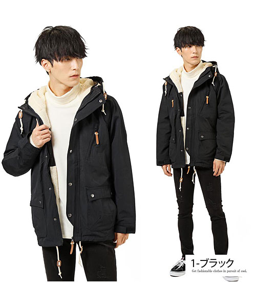 セール15%OFF】3WAY インナー裏ボアベスト脱着式 マウンテンパーカー ...