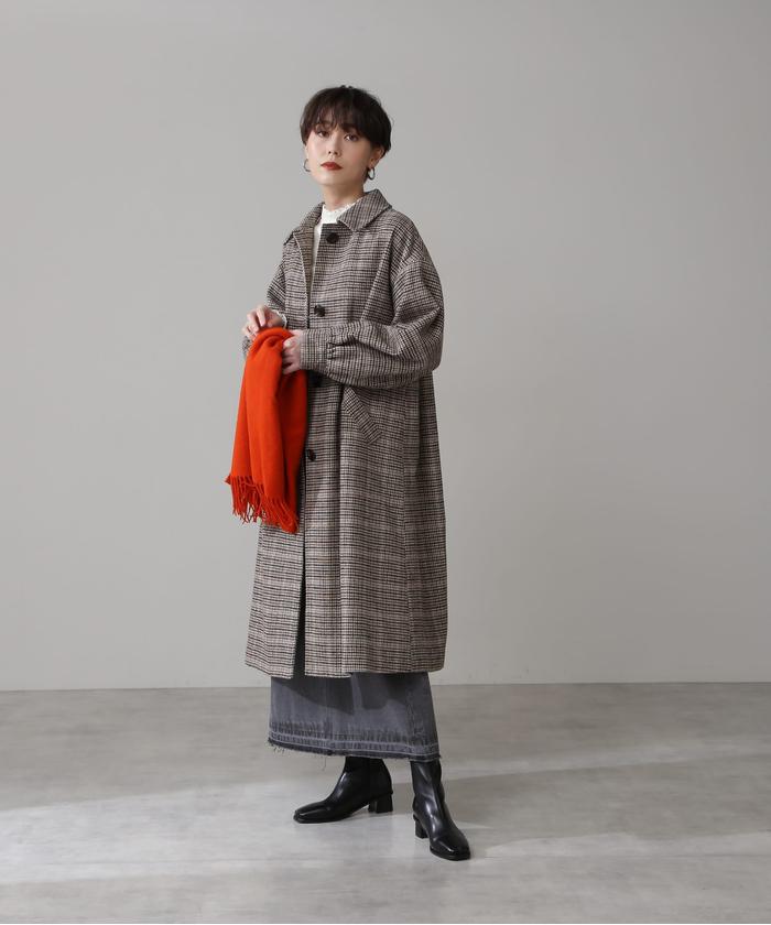 セール 60%OFF】テックウールステンカラーコート(504405185