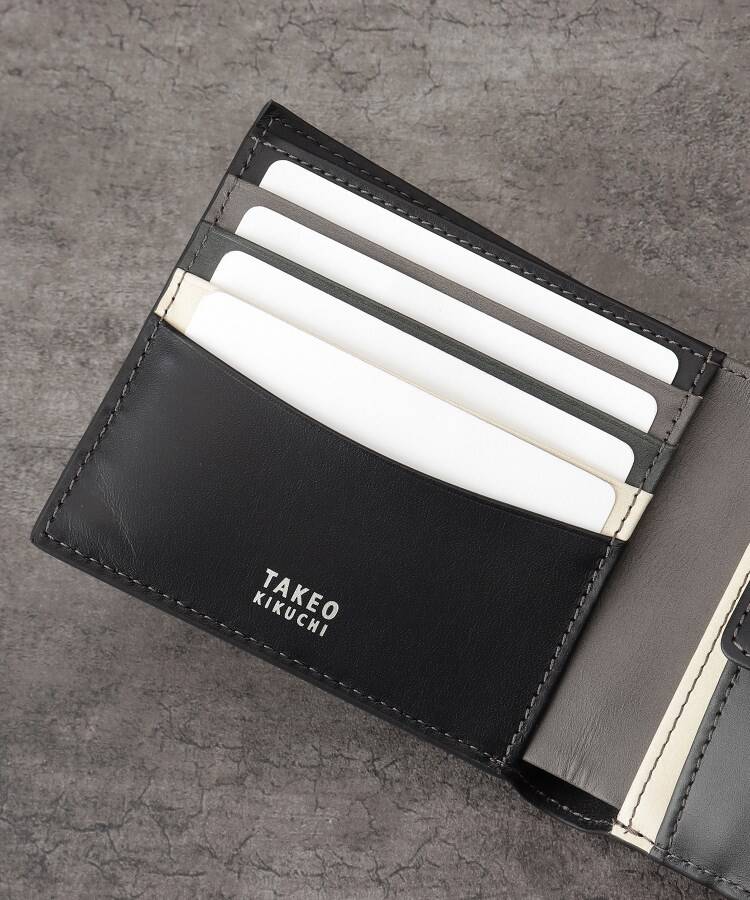 美しい艶】アンティークレザー 2つ折り財布(504444897) | タケオキクチ 