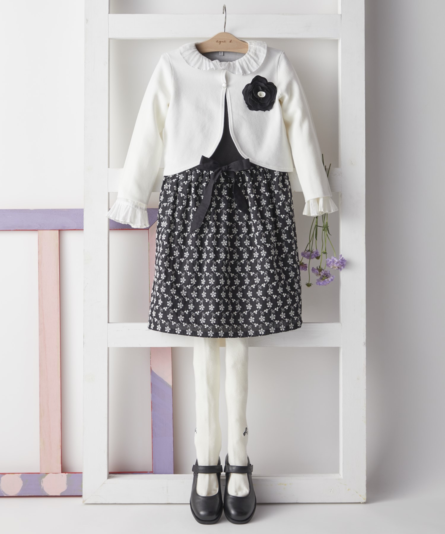 TCG1 E ROBE キッズ フラワー刺繍ドッキングワンピース - www ...