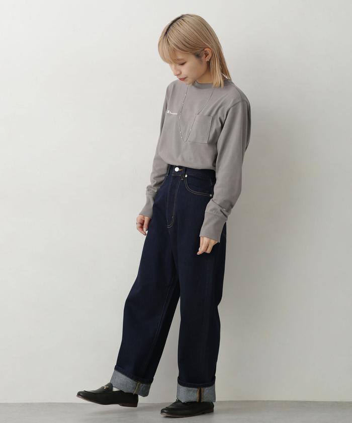 楽天市場】【3サイズ展開】ツータックハイウエストパンツ 88