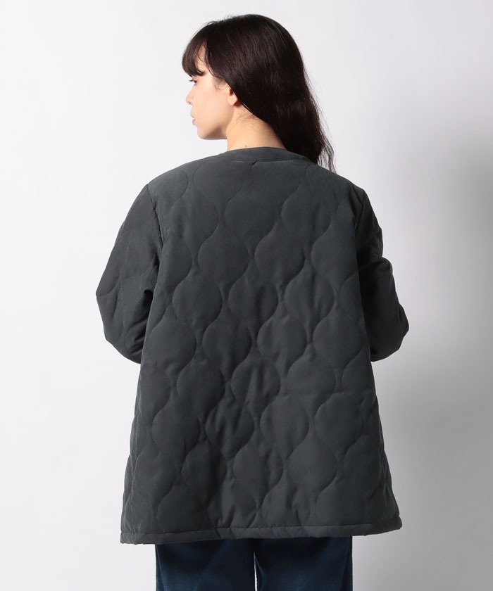 クーポン】【セール 50%OFF】プードルボアキルトAラインコート