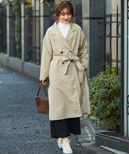 セール 50 Off バックレーストレンチコート ジーラ Geera D Fashion