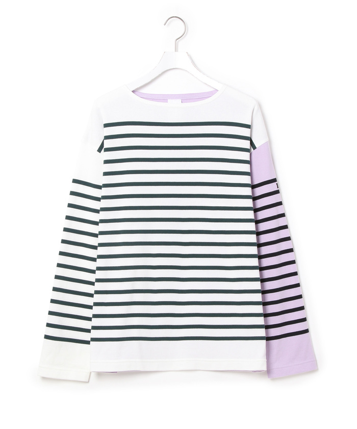 ボートネックボーダー ADAM ET ROPE' FEMME カットソー G.F.G.S. for ADAM ET ROPE'】別注ボートネックボーダー
