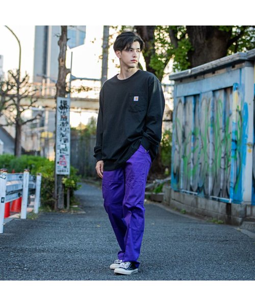 Cavaria カラーワイドパンツ メンズ ボトムス カラーパンツ ワイド ストレート カジュアル ブラック ベージュ ブルー グリーン オレンジ パープル レ キャバリア Cavaria D Fashion Cavaria カラーワイドパンツ メンズ ボトムス カラーパンツ ワイド ストレート カジュアル ブラック ベージュ ブルー グリーン オレンジ パープル レ キャバリア Cavaria D Fashion