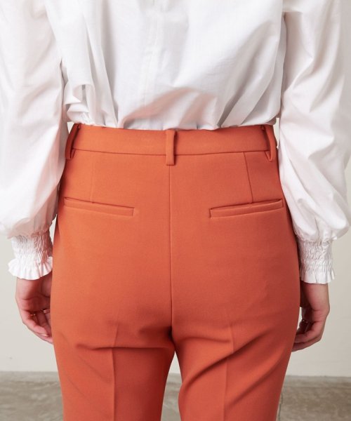 ＜UNITED ARROWS＞P/R/PU スリム ストレートパンツ B †