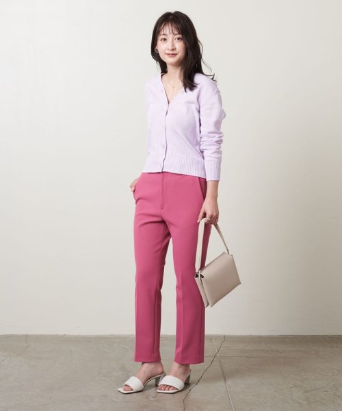 ＜UNITED ARROWS＞P/R/PU スリム ストレートパンツ B †