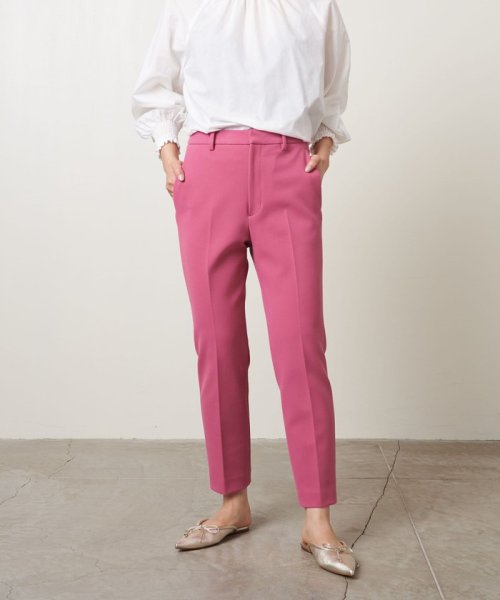 ＜UNITED ARROWS＞P/R/PU スリム ストレートパンツ B †