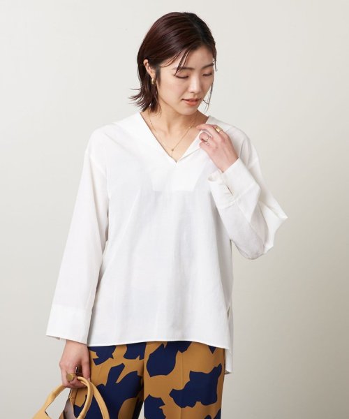 ＜UNITED ARROWS＞C/TA/P セーラーカラー ブラウス W†