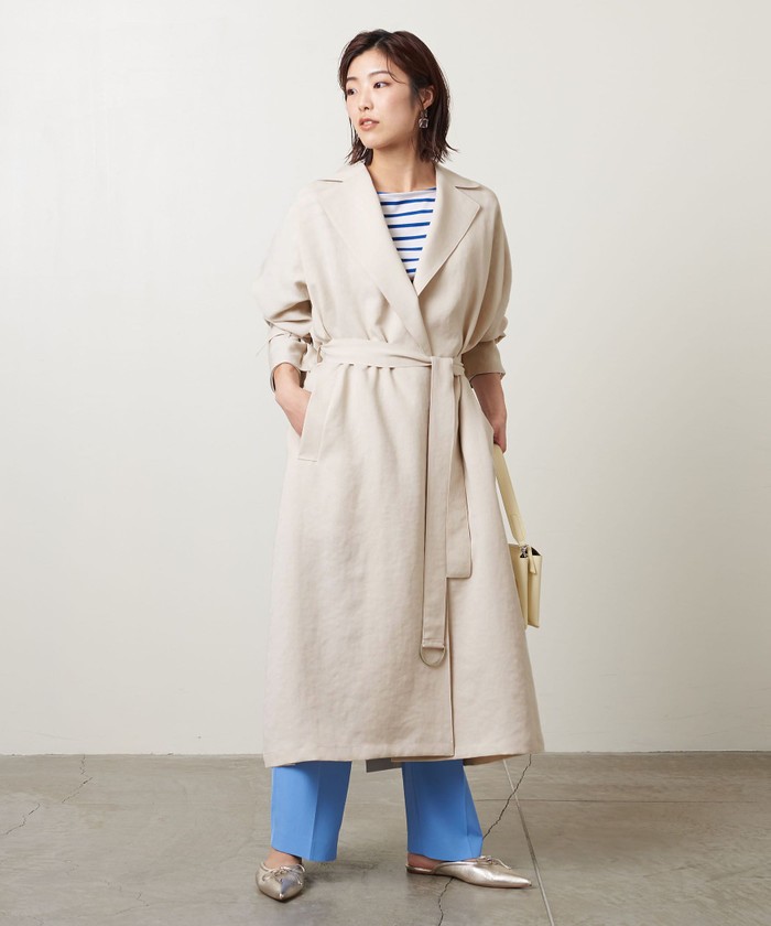 定価 38,500円　ユナイテッドアローズ　ドルマンテーラードスプリングコート UNITED ARROWS - ユナイテッドアローズ UWSCドルマンテーラード