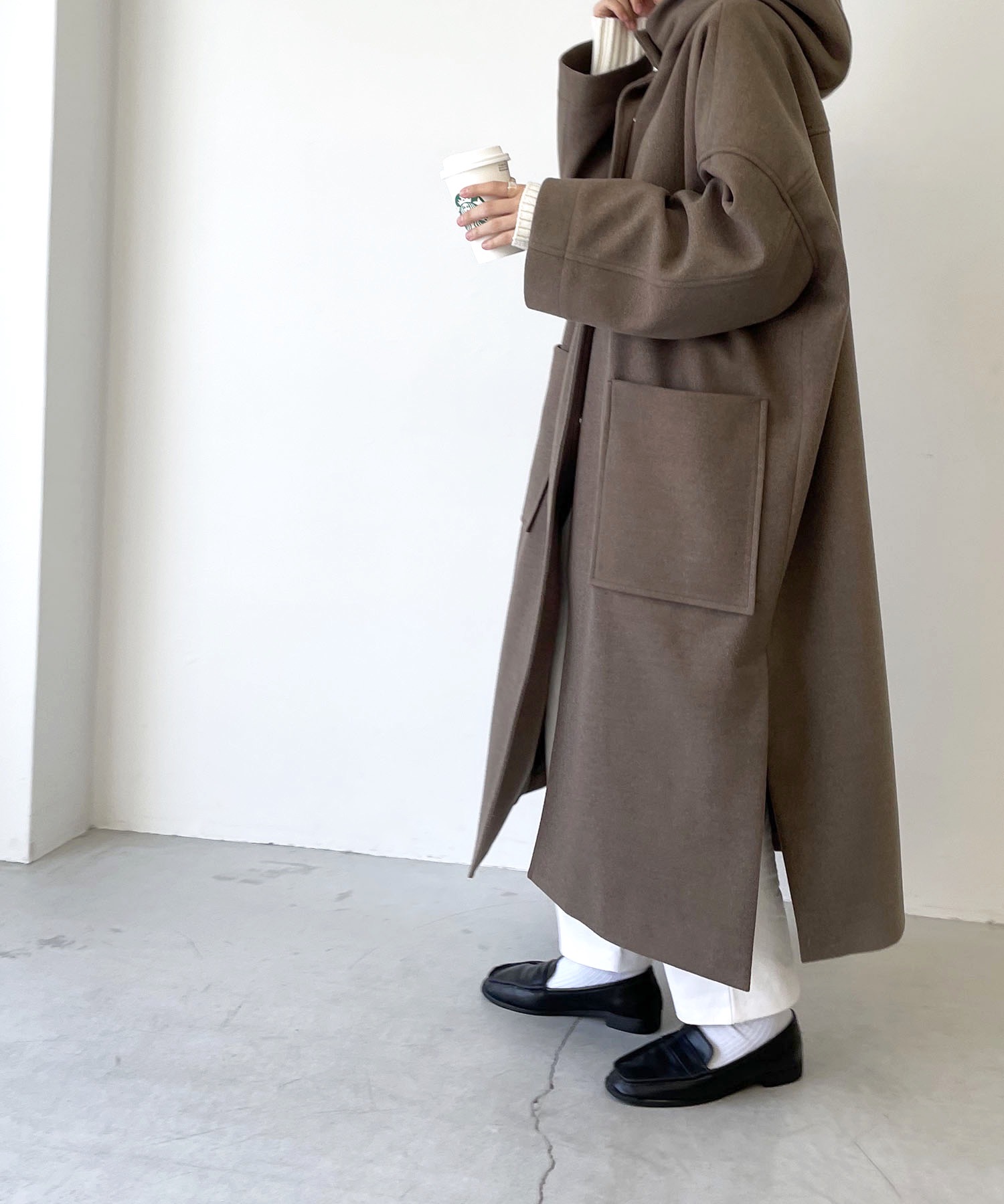 セール 29%OFF】BONAPPETIT(ボナペティ)エコウールパーカーコート