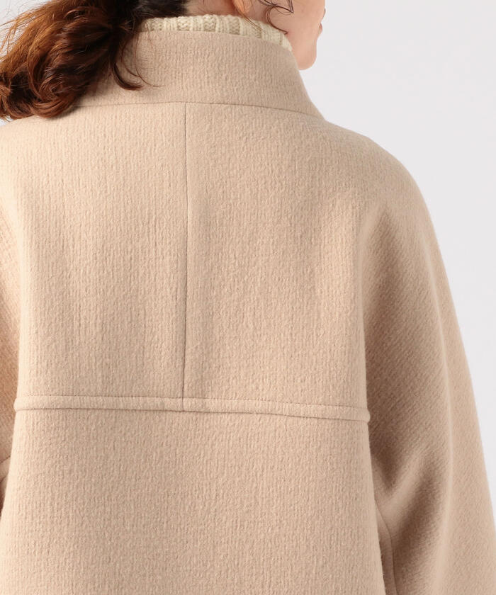 セール 30%OFF】リップルメルトン スタンドカラーショートコート(504455256) | Ballsey(Ballsey) - d fashion