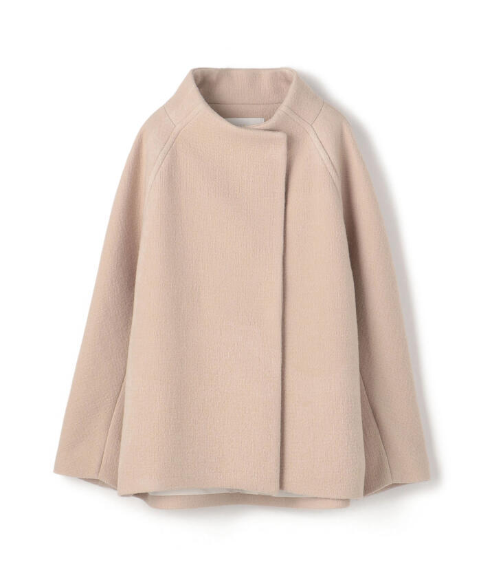 大人気の セール 30%OFF】リップルメルトン スタンドカラーショートコート ジャケット・アウター