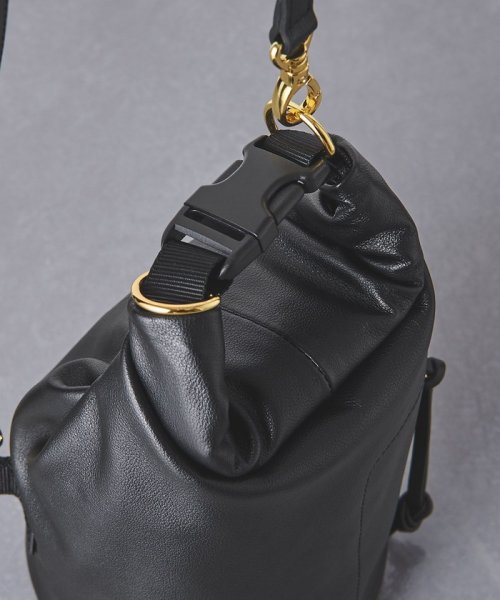 ＜UNITED ARROWS＞BUCKLE ショルダーバッグ†