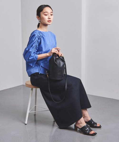 ＜UNITED ARROWS＞BUCKLE ショルダーバッグ†