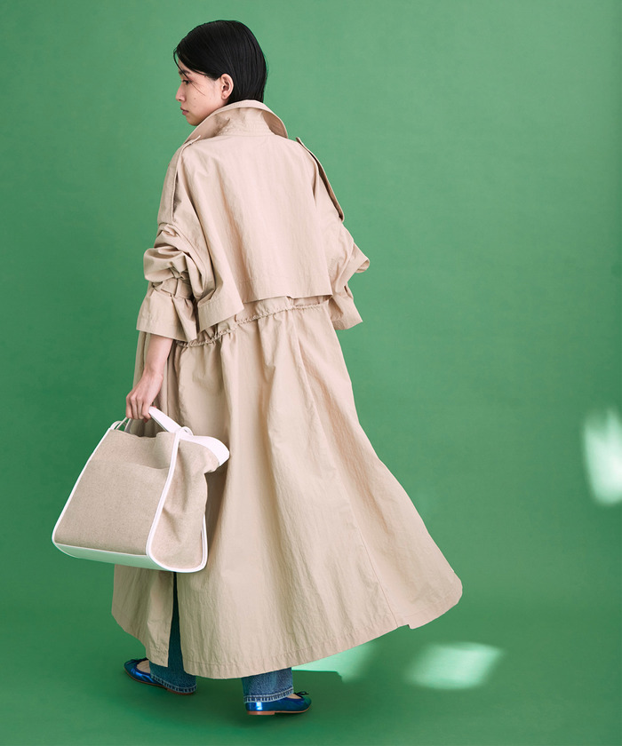 ルイルエブティック RUIRUE BOUTIQUE ロングルーズトレンチ