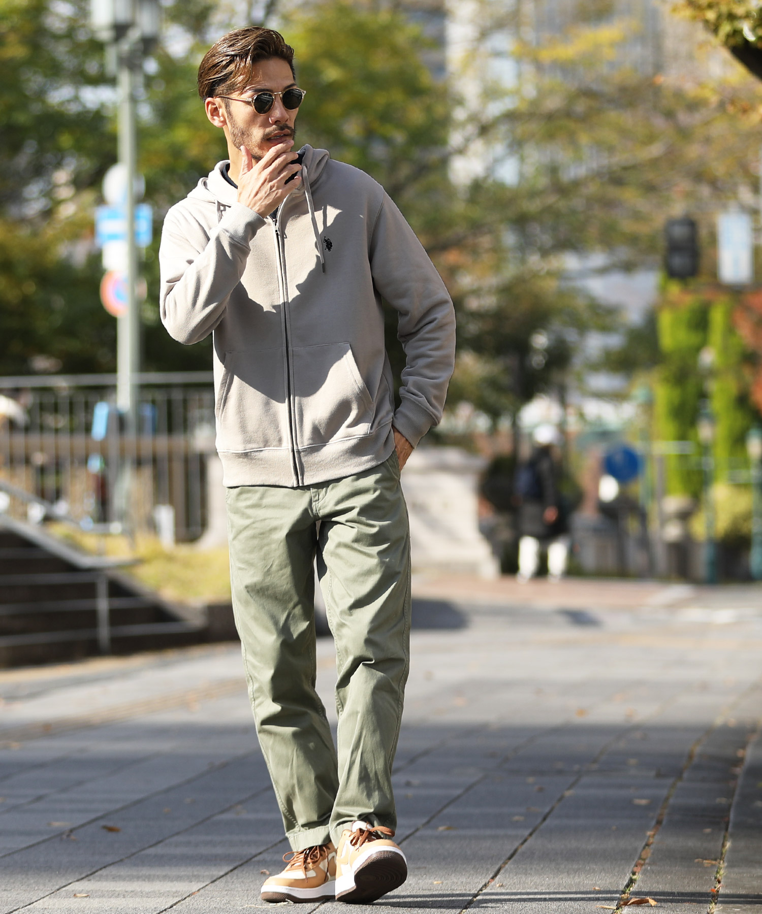 ジギーズショップ JIGGYS SHOP US.POLO ASSN. 別注ZIPパーカー ジギーズショップ JIGGYS SHOP US.POLO ASSN. 別注ZIPパーカー