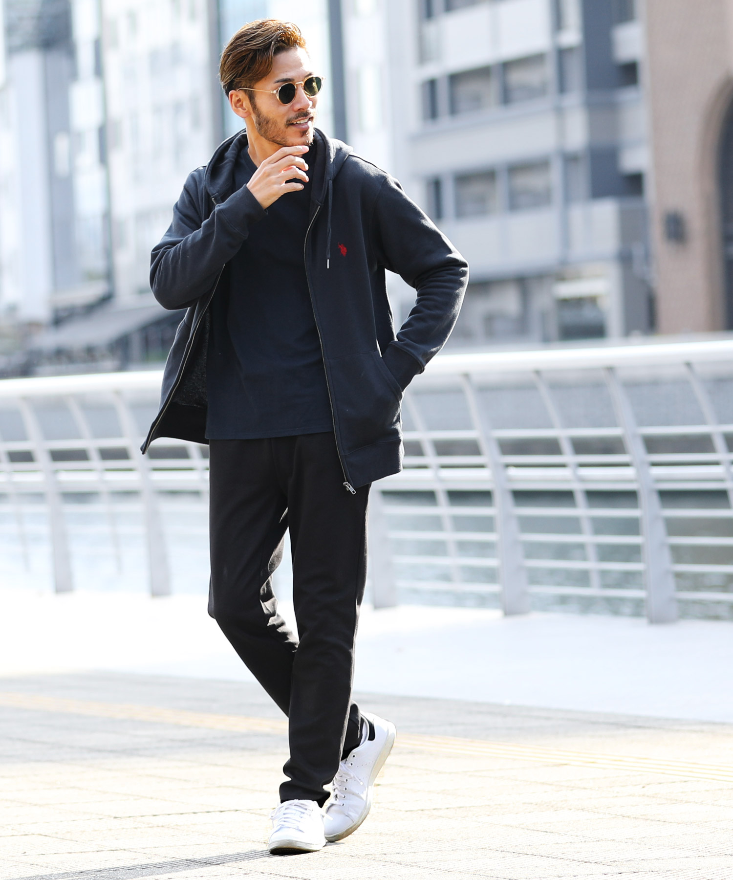 ジギーズショップ JIGGYS SHOP US.POLO ASSN. 別注ZIPパーカー ジギーズショップ JIGGYS SHOP US.POLO ASSN. 別注ZIPパーカー