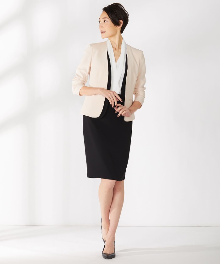 EC再販不可【VERY4月号掲載】CINDY / ノーカラージャケット EC再販不可【VERY4月号掲載】CINDY / ノーカラージャケット
