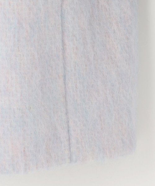 MANTECO シャギー Vカラーコート