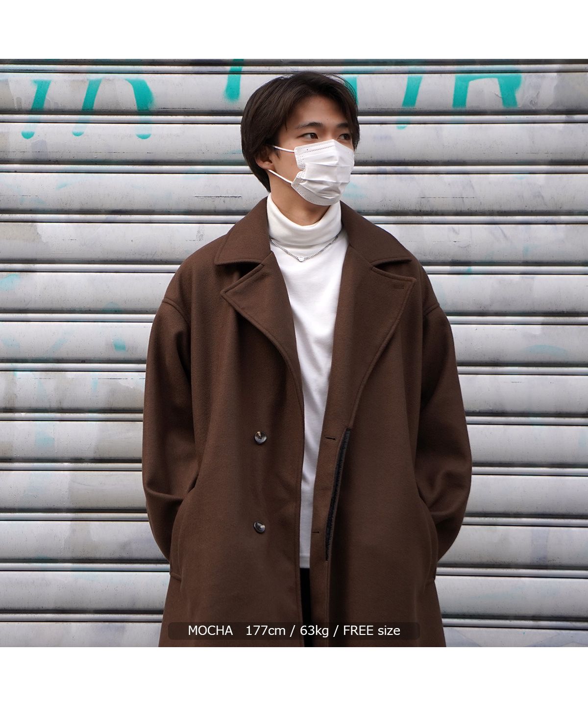 ワンフォークロージング 1111clothing チェスターコート メンズ ワンフォークロージング 1111clothing チェスターコート メンズ