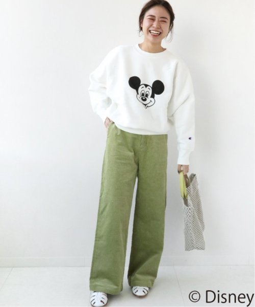 別注【CHAMPION】*RELUME REVERSE WEAVE＜ミッキー＞スウェット◆