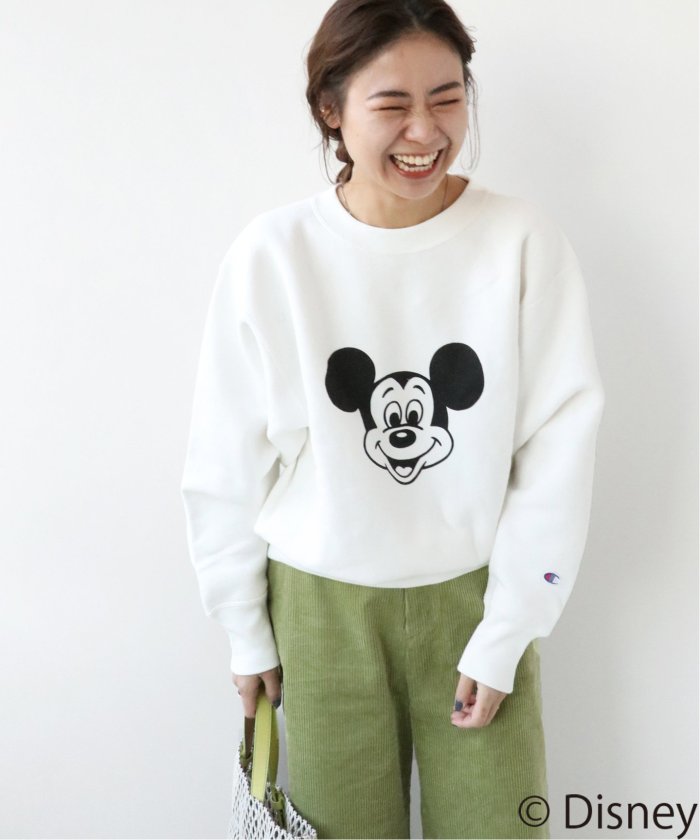 セール 40%OFF】別注【CHAMPION】*RELUME REVERSE WEAVE<ミッキー セール 40%OFF】別注【CHAMPION】*RELUME REVERSE WEAVE<ミッキー