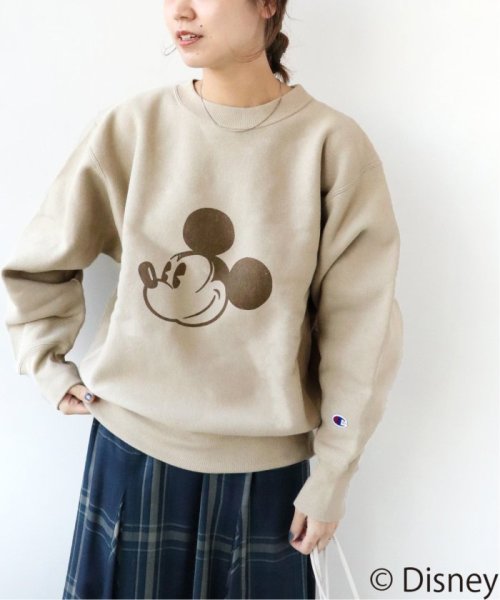 別注【CHAMPION】*RELUME REVERSE WEAVE＜ミッキー＞スウェット◆