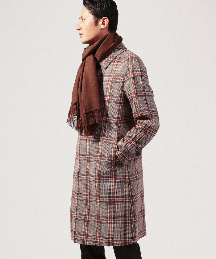 セール 50%OFF】ウールツイード バルマカーンコート FOX TWEED セール 50%OFF】ウールツイード バルマカーンコート FOX TWEED